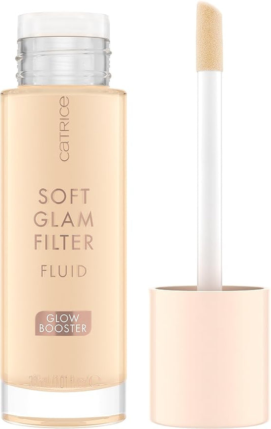 Catrice | Soft Glam Filter Fluid | Luminous Make Up Base & Highlighter for Radiant Complexion | With Vitamin E & Squalene | Vegan & Cruelty Free (02 | Fair)-Velvo Beauty
