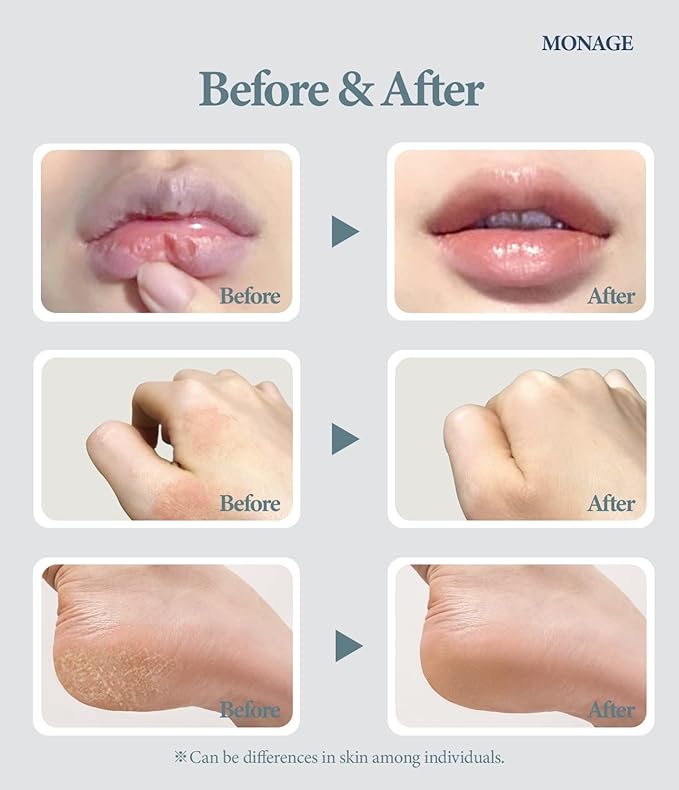 Korea Vegan & Nourishing & Moisturizing Lip Care Made from 100% Natural Ingredients, Organic Moisturizer for Dry, Cracked Lips & Skin, Everyday Lip Balm, Daily, 0.38 Ounce-Velvo Beauty