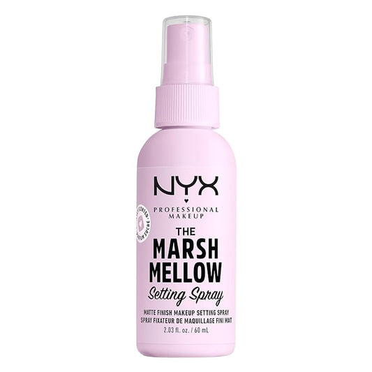 NYX PROFESSIONAL MAKEUP Marshmellow Setting Spray, Matte Setting Spray for 16HR Make Up Wear-Velvo Beauty
