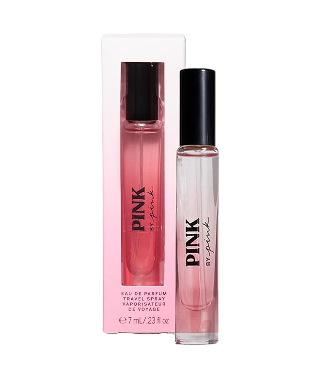 Victoria's Secret Pink Eau de Parfum Travel Spray, Notes of Apple, Jasmine & Cedarwood, Mini Perfumes for Women (0.23 oz)-Velvo Beauty