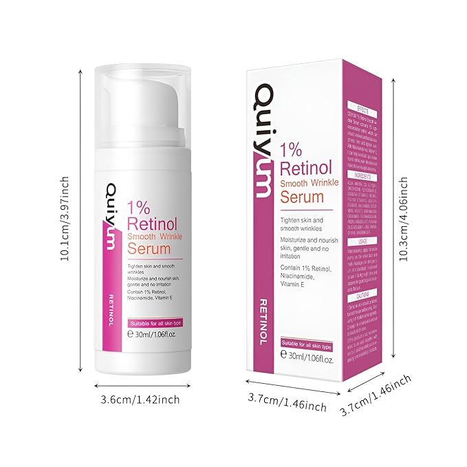 1% Retinol Serum for Face, Facial Serums for Anti Aging with Retinol, Niacinamide & Vitamin E for Fine Lines, Wrinkles & Dark Spots, Daily Skincare to Smooth & Firm Skin, 1.06 fl. oz, Pack of 2-Velvo Beauty