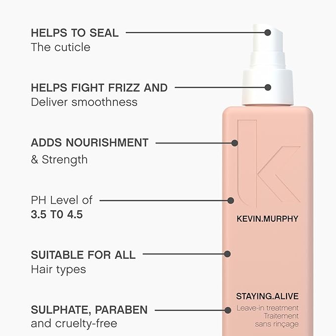 KEVIN.MURPHY STAYING.ALIVE - Leave-In Treatment - For Dry, Damaged or Coloured Hair - Works for All Hair Types - Damaged Repair - Sulphate Free Care - 150 mL / 5.1 oz-Velvo Beauty