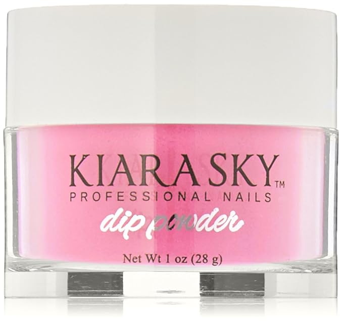 Kiara Sky Long Lasting Nail Dip Powder Pink Tones 1 oz, Pixie Pink Cream-Velvo Beauty