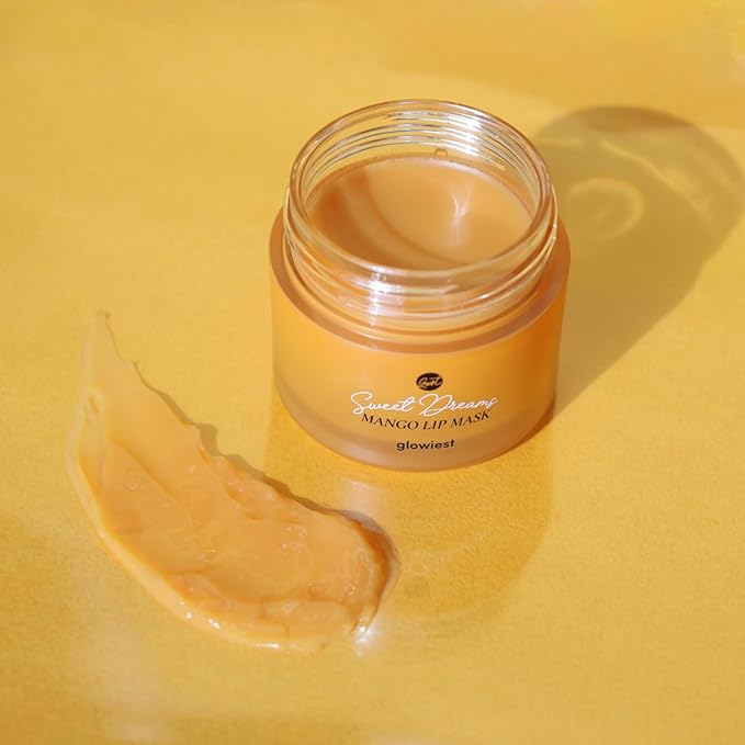 Sweet Dreams Lip Mask-Nourishing, Plumping and Hydrating Lip Balm | Ecofriendly Lip Sleeping Mask | Hyaluronic Acids + Vitamin C + Shea Butter + Antioxidants l Mango - 0.7 oz.-Velvo Beauty