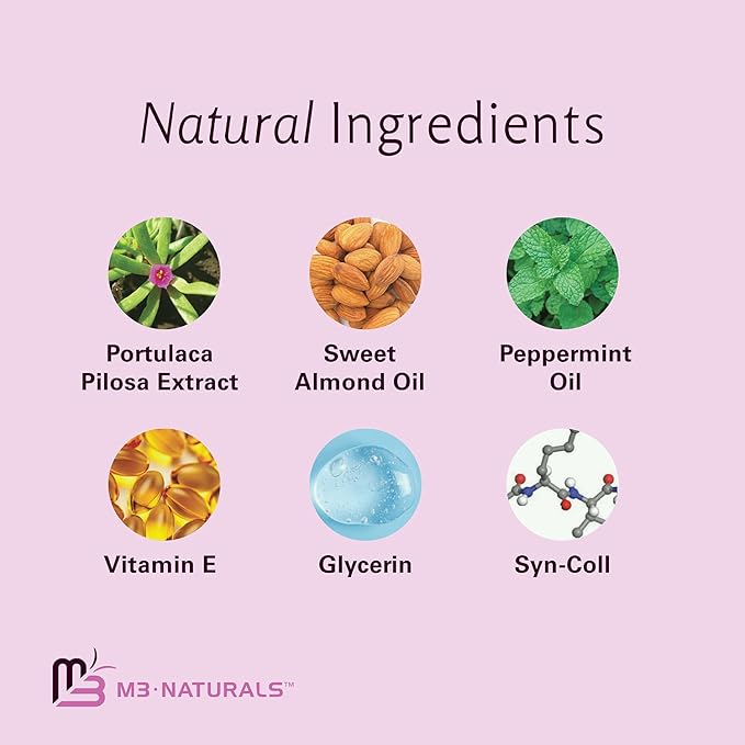 M3 Naturals Collagen Lip Plumper Clinically Proven Natural Lip Enhancer for Fuller Softer Lips Increased Elasticity Reduce Fine Lines Hydrating Plump Gloss Lipstick Primer-Velvo Beauty