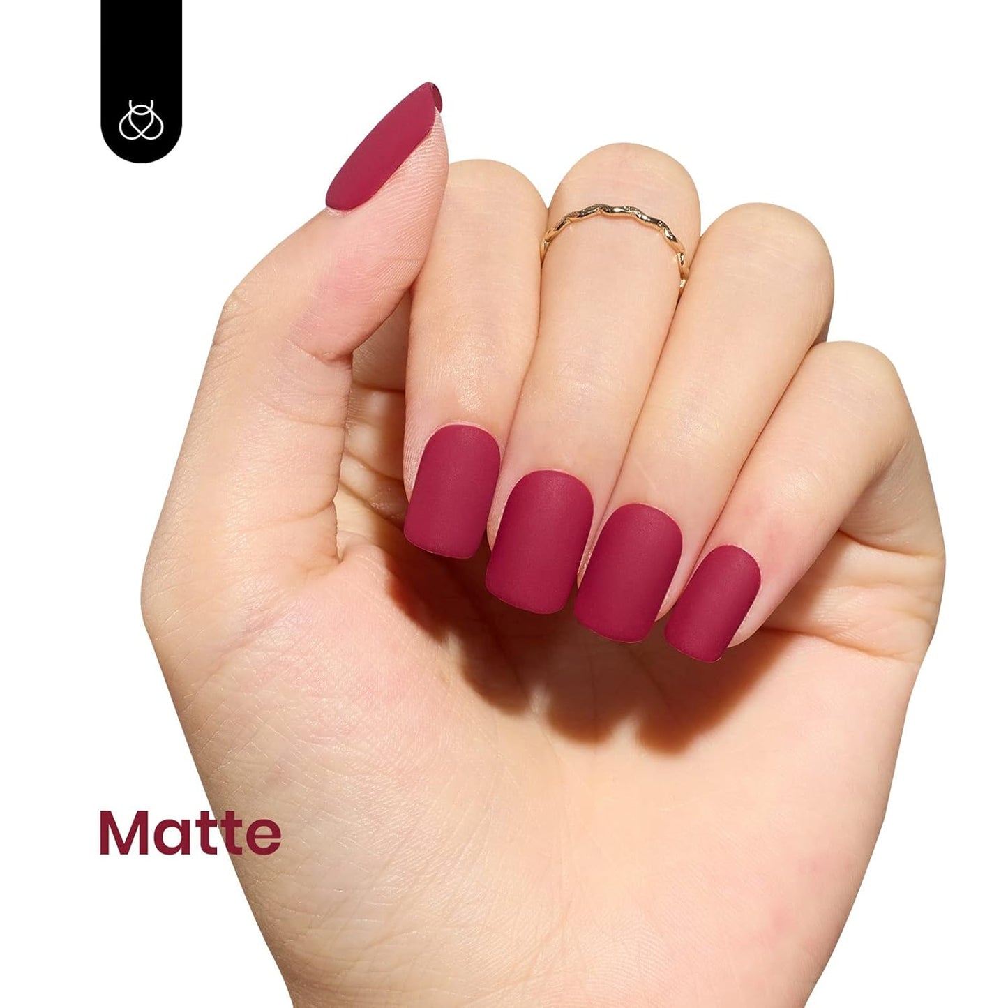 Beetles Red Gel Nail Polish, 1 Pcs 15ml Wine Red Burgundy Soak Off Gel Polish Nail Art Manicure Salon DIY Fall Design Decoration Home Uv Nail Lamp Needed-Velvo Beauty