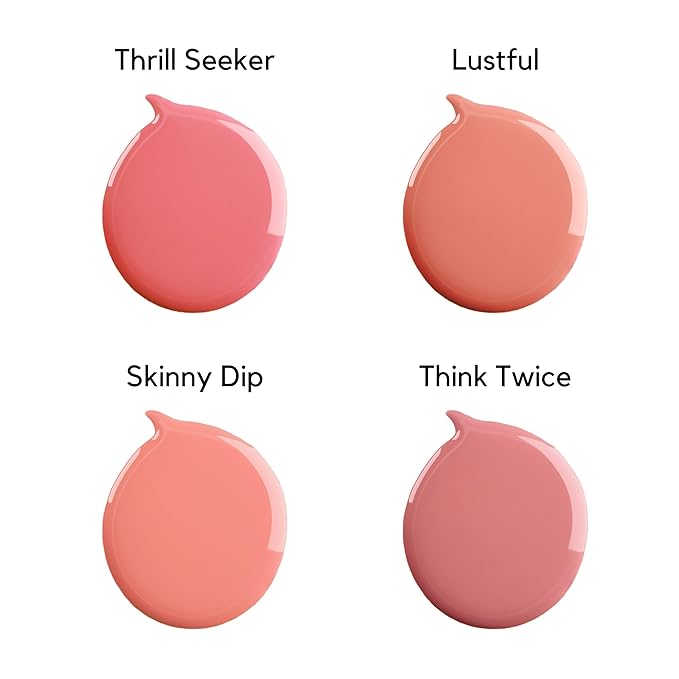 W7 Cheeky Dip Liquid Blusher - Pigmented Colour For Cheek Makeup - Satin Matte Finish - Lustful (Pink)-Velvo Beauty