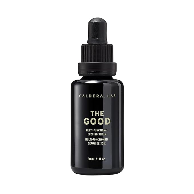 Caldera + Lab The Good | Men's Organic Moisturizing Face Serum for Dry, Sensitive, & Normal Skin – Vegan, Natural & Antioxidant Packed Skincare Facial Oil-Velvo Beauty