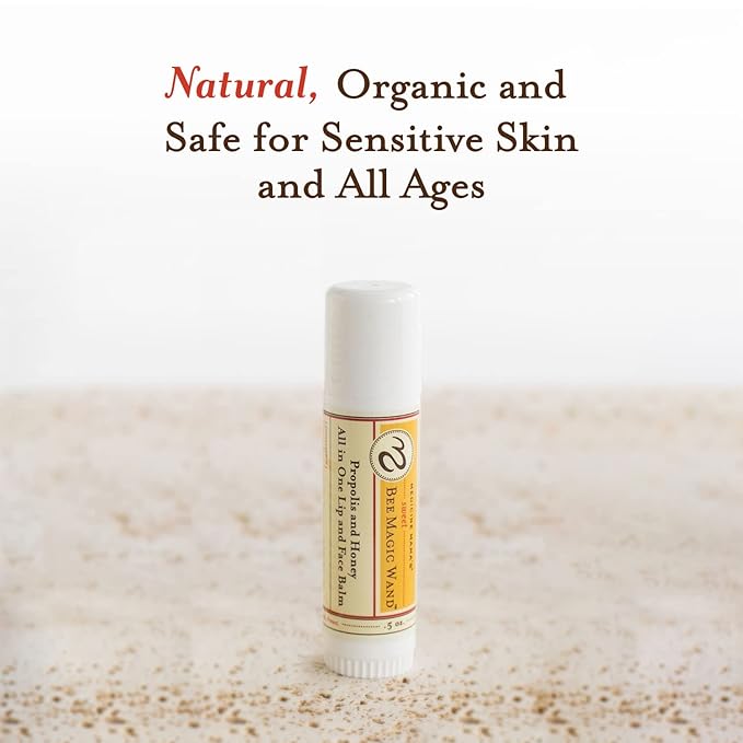 Medicine Mama's Sweet Bee Magic Organic Lip Balm Chapstick, 0.65 oz, 2 Count-Velvo Beauty