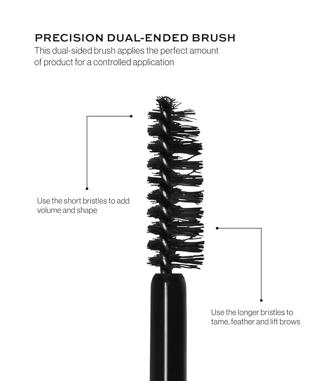 MAKE Beauty Infinite Hold Brow Tint. Brown Eyebrow Gel with Brush. Sculpt, Define, and Set Eyebrows - All-Day Wear-Velvo Beauty