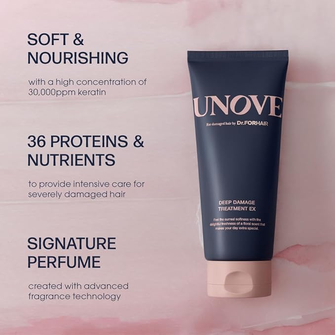 Deep Damage Hair Treatment Mask Ex 207 ml/7fl.oz | Premium Nourishing Hair Mask | Conditioner for Dry Frizzy Damaged Hair with Keratin-PF | Strengthening & Hydrating-Velvo Beauty