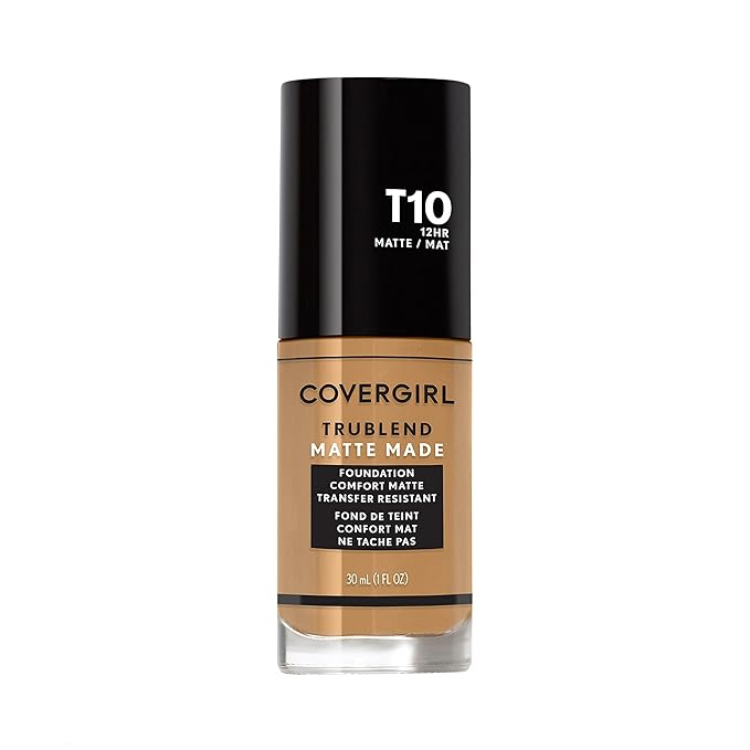 COVERGIRL TruBlend Matte Made Liquid Foundation, Porcelain-Velvo Beauty