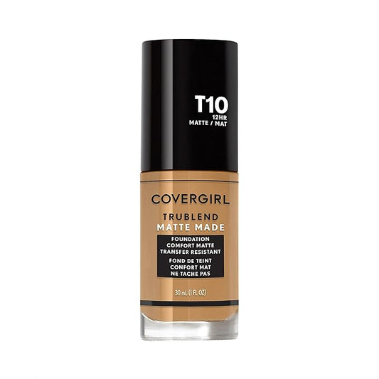 COVERGIRL TruBlend Matte Made Liquid Foundation, Porcelain-Velvo Beauty