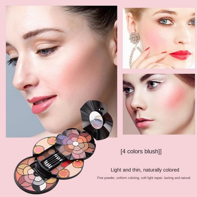 57 Colors Makeup Set (Type Y) for Valentines Day Gifts, Professional Makeup Kit for Women Full Kit, High Pigmented Eyeshadow Palette for Beginners, Make up Gifts for Girls and Teens-Velvo Beauty