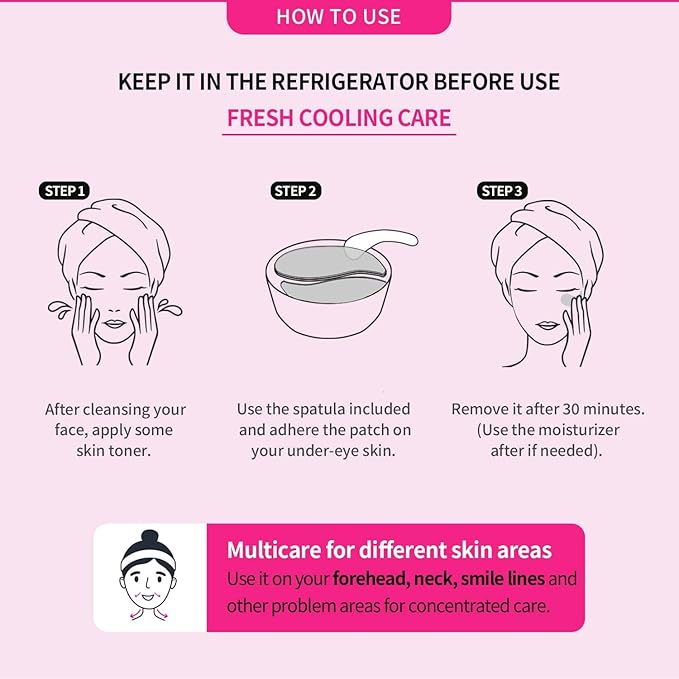 Brightening Hydrogel Eye Patch - Eye Patches for Puffy Eyes and Dark Circles Remover, Under Eye Mask Self Care Gifts for Women - Eye Bag Treatment Skin Care, 60 EA 3.17oz / 90g-Velvo Beauty