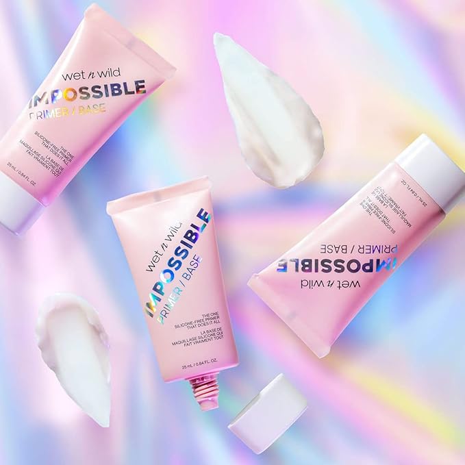 wet n wild Prime Focus Impossible Primer, Clear, Hydrating Matte Finish, 0.84 Fl Oz-Velvo Beauty