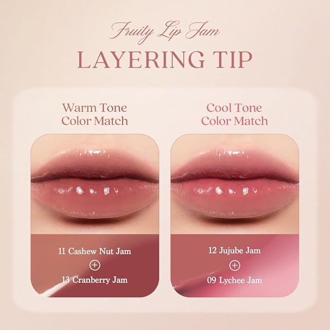 dasique Fruity Lip Jam (#12 Jujube Jam) | High-shine finish | Moisturizing | Vegan, Cruelty Free | Lip Balm-Velvo Beauty