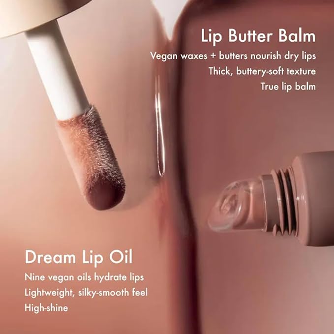 Summer Fridays Dream Lip Oil - Tinted Lip Oil with Moisturizing Sheer Coverage, High-Shine and Deep Hydration - Non-Sticky Formula for Long-Lasting Softness - Warm Beige (0.15 Oz)-Velvo Beauty