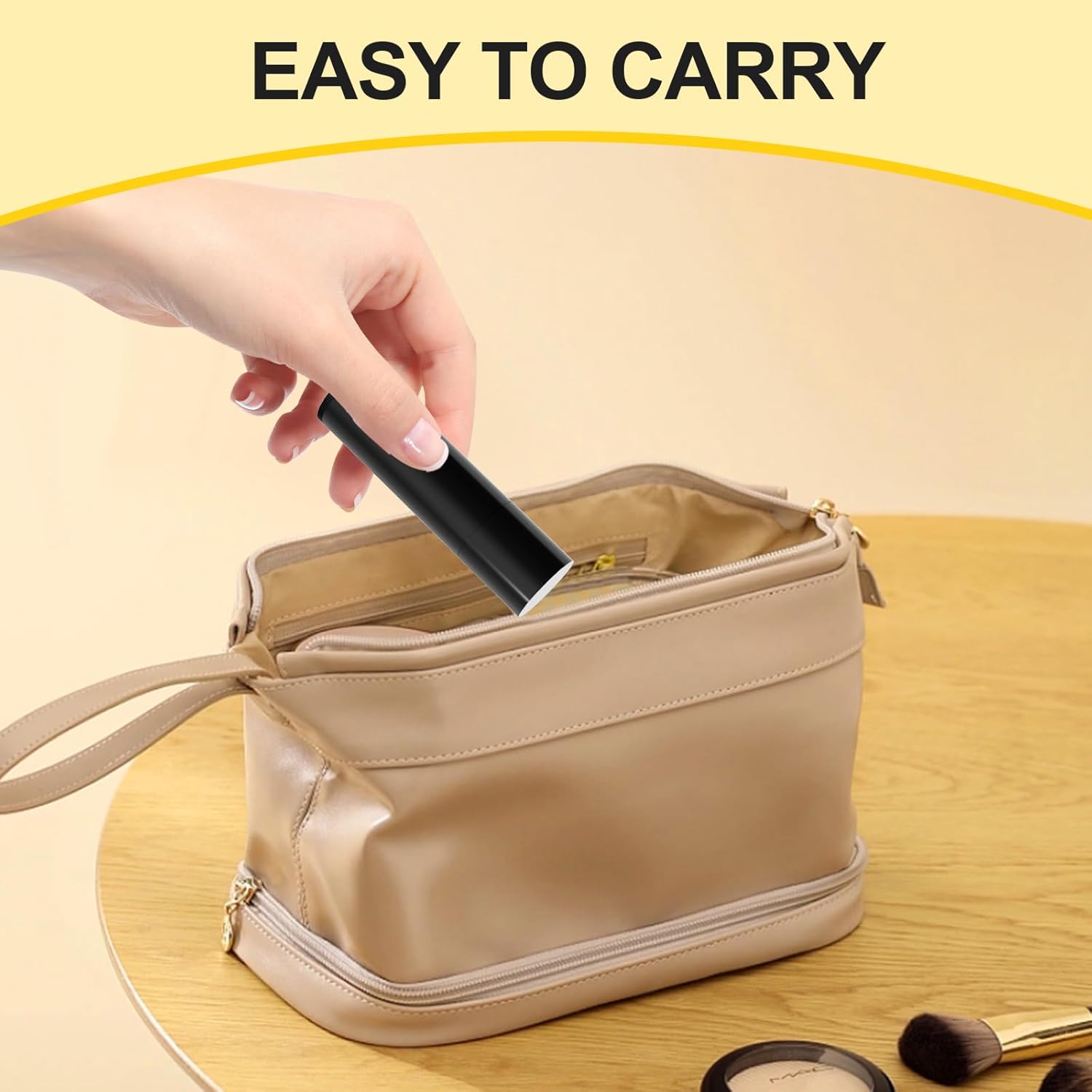 Empty Lip Balm Tubes for DIY Lipstick with Leak-proof Caps, 100-Pack Lip Balm Containers BPA Free, Black-Velvo Beauty