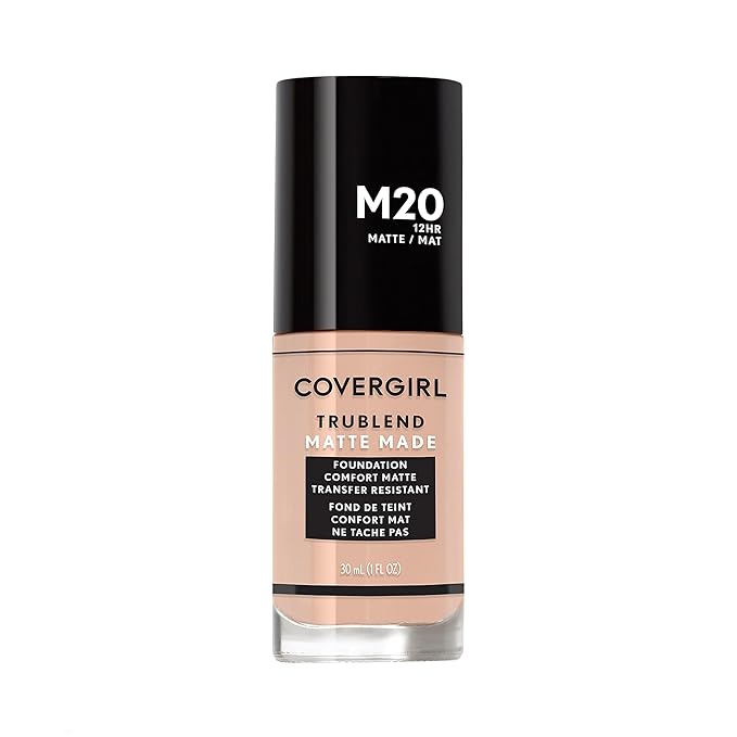 COVERGIRL TruBlend Matte Made Liquid Foundation, Warm Beige-Velvo Beauty