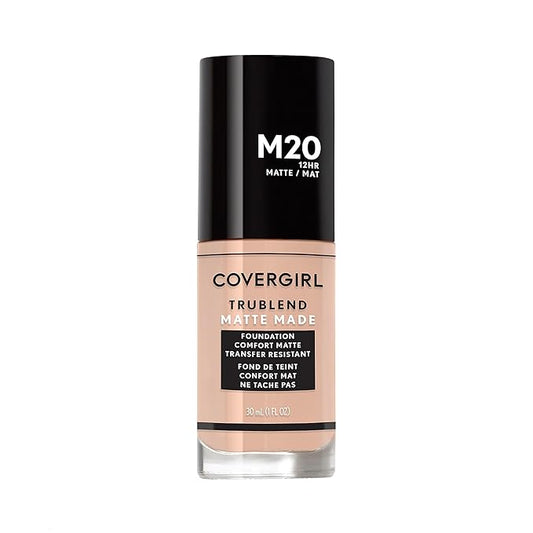 COVERGIRL TruBlend Matte Made Liquid Foundation, Warm Beige-Velvo Beauty