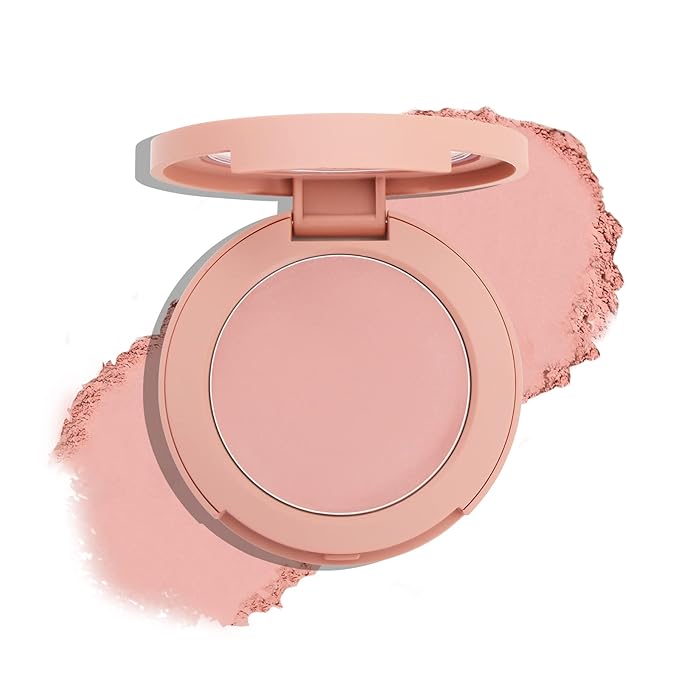 Boobeen Powder Blush, Single Color Blush Face Blush Palette Matte Baked Cream Blush Makeup Powder, High Pigment Pressed Blush for Create a Natural Cheek Flushed Look-Velvo Beauty