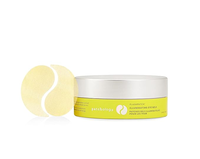 Patchology Eye Masks, Illuminating Under Eye Patches for Dark Circles (15 Pair) Brightening Eye Mask, Vitamin C Serum Eye Bags Treatment for Men and Women, Cooling Gel Pads-Velvo Beauty