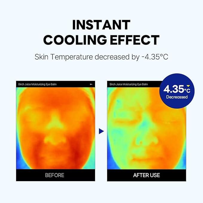 ROUND LAB Birch Juice Icy Cooling Eye Stick – Depuffing Glow Booster Balm for Puffy Eyes, Dark Circles, Fine Lines | On-the-Go Moisturizer | Korean Skincare | 0.35 oz-Velvo Beauty