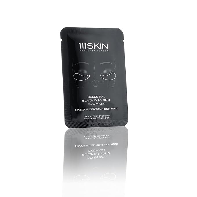 111SKIN Black Diamond Eye Edit| Gift Set of Celestial Black Diamond Eye Cream, Eye Masks and Contour Gel | Tighten & Lift Eye Area | Botox Alternative-Velvo Beauty