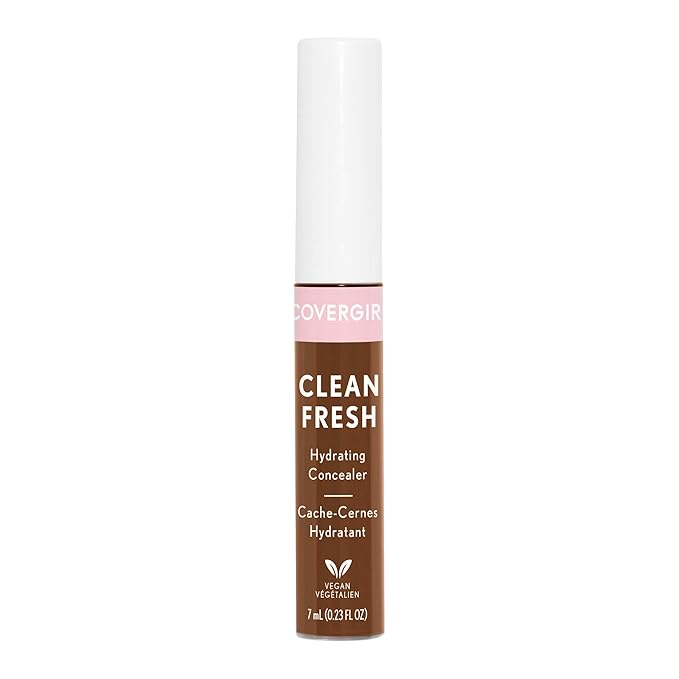 COVERGIRL Clean Fresh Hydrating Concealer, Dark, 0.23 Fl Oz-Velvo Beauty