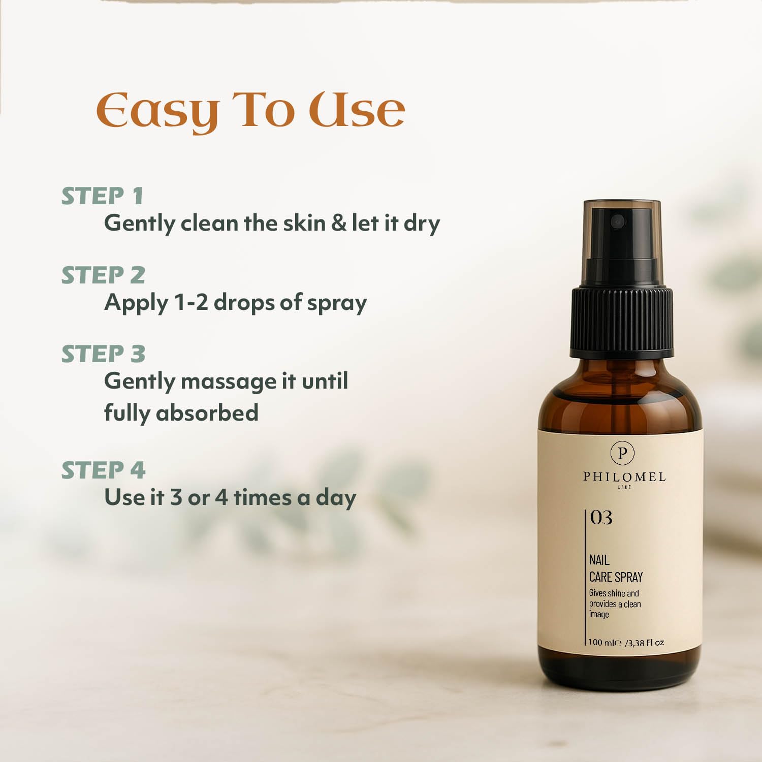 Philomel Nail Care Spray - Nail Hardener Extra Strong and Growth, Nail Strengthener and Growth-Velvo Beauty