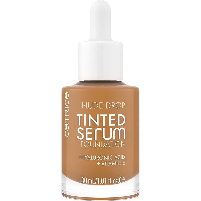 Catrice | Nude Drop Tinted Serum Foundation | Lightweight, Hydrating, Buildable Coverage | Enriched with Hyaluronic Acid & Vitamin E | Vegan & Cruelty Free (080W)-Velvo Beauty