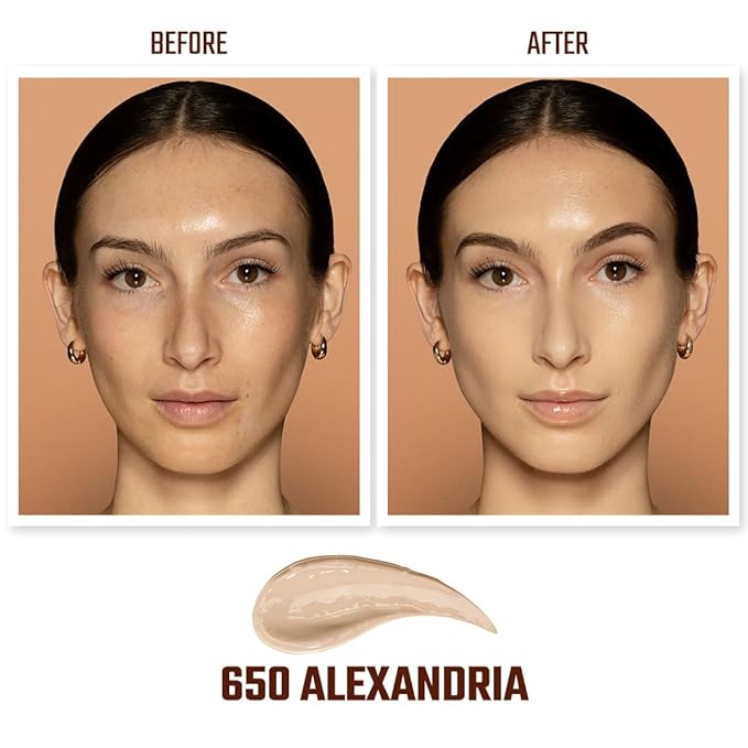 Juvia's Place I Am Magic Velvety Matte Liquid Foundation 650 - Alexandria - Light w/Neutral Undertone, Makeup Foundation Full Coverage, Lightweight, Long Wear, Velvety Matte Finish-Velvo Beauty