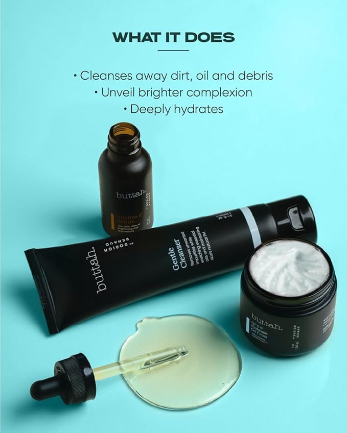 Buttah Skin by Dorion Renaud Oil-Free Hyaluronic Gel Cream 2oz - Daily Moisturizer - Hyaluronic Acid for Deep Hydration - AM & PM Moisturizer - Naturally Based Skin Care - Black-Owned Skincare-Velvo Beauty