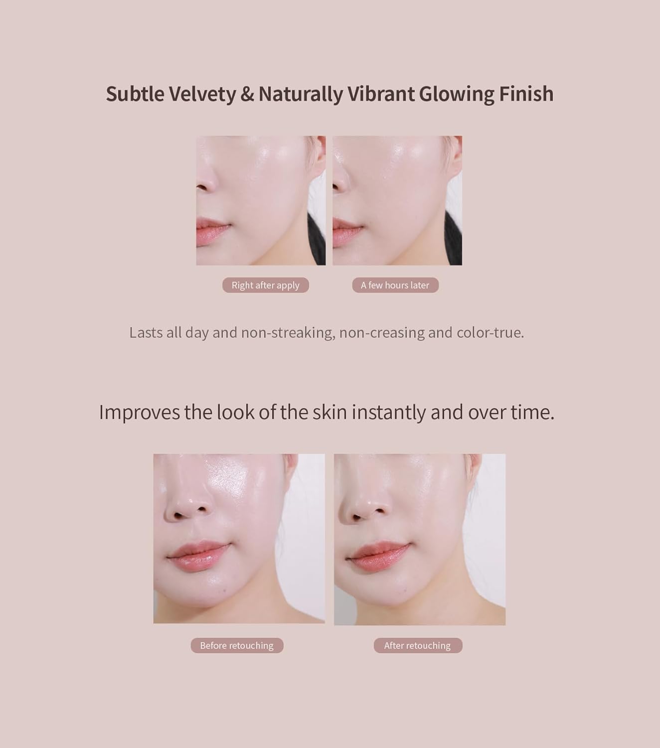 Heart Percent Dote on Mood Layer Cushion SPF 50+/PA+++ with Refill, Satin Glow Silky Flawless Finish Full Coverage Advanced Skincare Foundation (#21Y)-Velvo Beauty