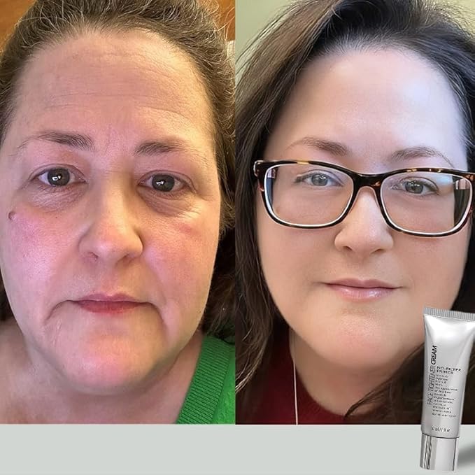 Face Tightener No-Filter Primer,Instant Face Tightener No-Filter Primer,Face Blurring Primer for Face Before Makeup,Skin Tightening Cream for Face for All Skin Types（1PCS)-Velvo Beauty