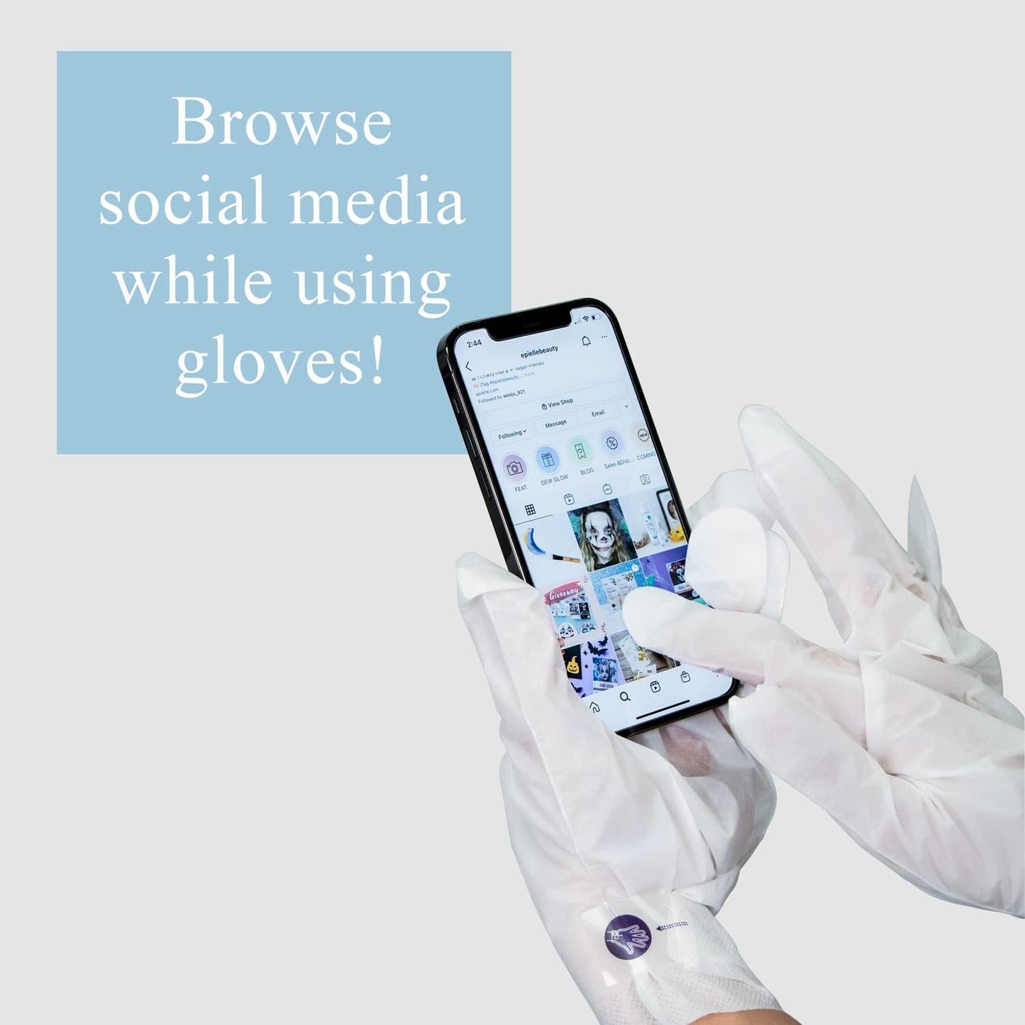 Epielle Hydrating & Moisturizing Hand & Foot Masks 12 Pairs, Relieve and Soften Dry Hands & Cracked Heels with Shea Butter & Sunflower Seed Oil, Korean Skin Care, Spa Set, Self Care Gifts for Women-Velvo Beauty