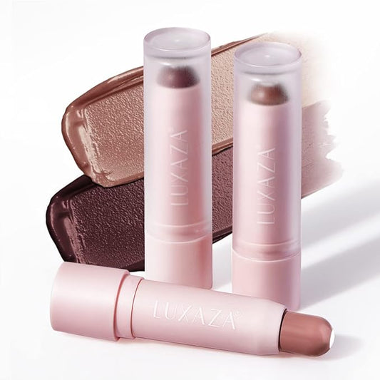 2PCS Tinted Lip Balm Chapstick with Color, Natural Semi - Gloss Finish, Hydrating/Coloring 2 in 1 Moisturizer Lip Stick for Girls & Women #01＋#05-Velvo Beauty