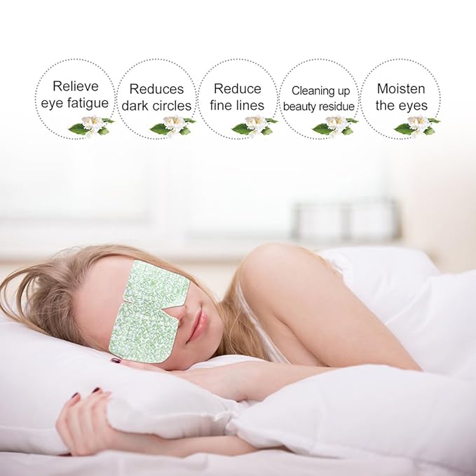 Steam Eye Mask, 15 Packs Hot Steam Eye SPA Mask Relieve Eyestrain Remove Dark Circle Lavender Fragrance Warming Eye Patch-Velvo Beauty