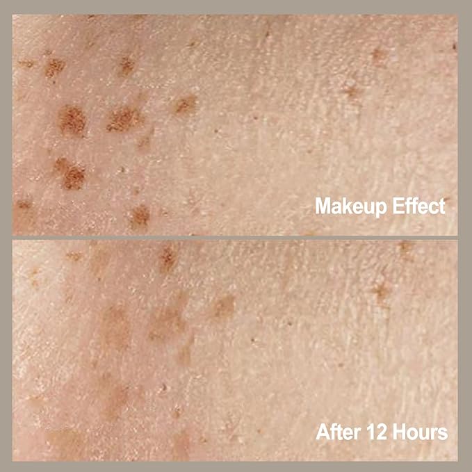 Freckle Cushion Natural Like Freckle Makeup Fake Freckles Pen Waterproof Long Lasting Quick Dry, Get Sun-kissed Stars Makeup Freckle in One Press, Fresh Brown, 15g-Velvo Beauty