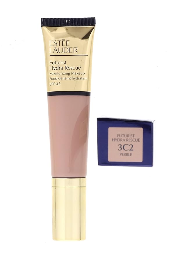 Estée Lauder Futurist Hydra Rescue Moisturizing Makeup SPF 45 Pebble 3C2-Velvo Beauty