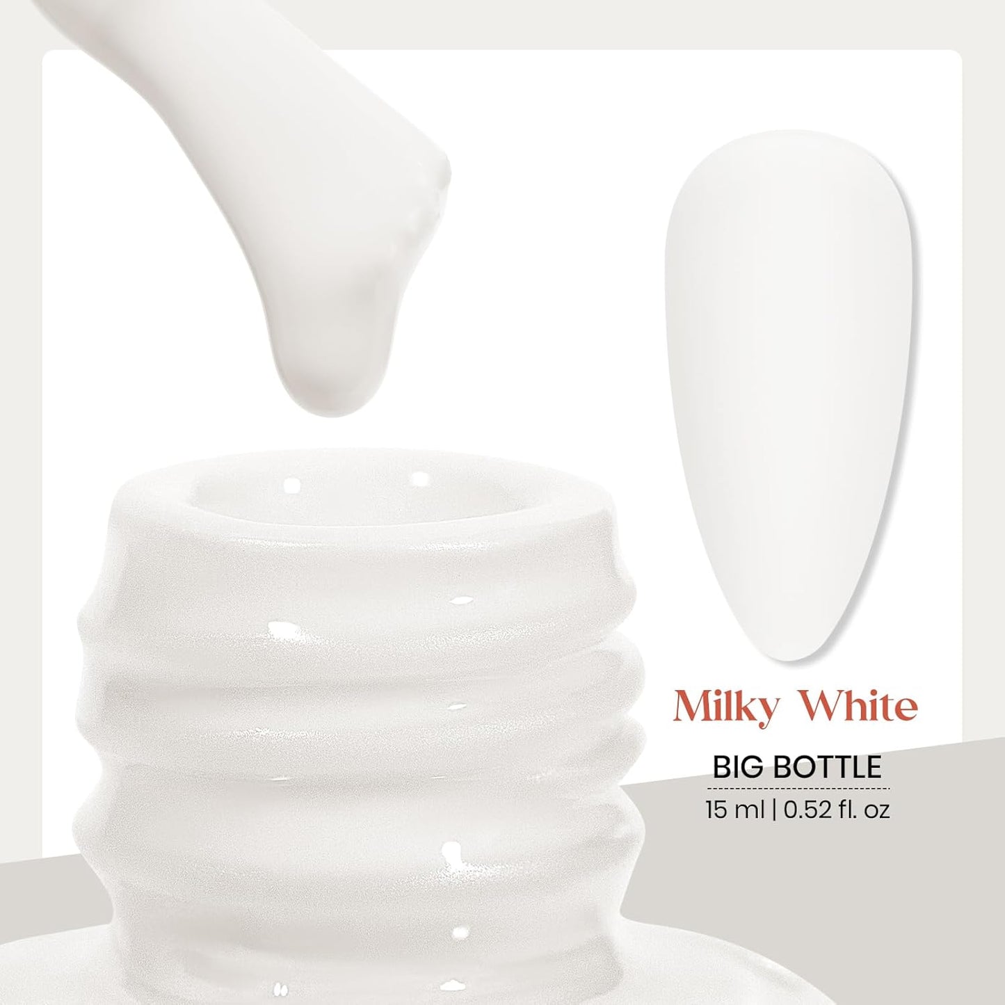 MIZHSE White Nail Polish Matte, 15ML Large Capacity Quick Dry Nail Lacquer for Nail Art Varnish, Mist Effect Matte Finish Velvet Nail Polish for Women Girl Nail Art DIY Home. 0.53 fl oz-Velvo Beauty