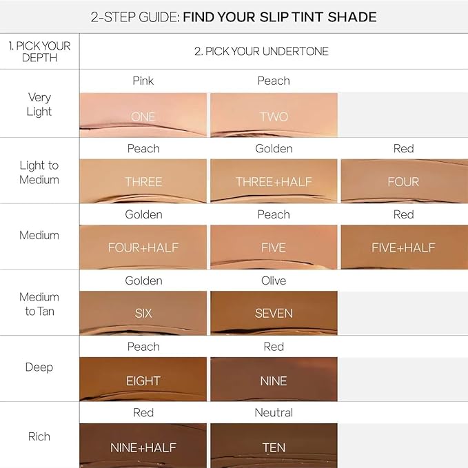 Saie Slip Tint Tinted Moisturizer with SPF 35 - Light Coverage, Glowy Skin Tint & Mineral Sunscreen for Face with Hydrating Hyaluronic Acid - Summer Makeup Essential - Shade Seven (1.35 oz)-Velvo Beauty