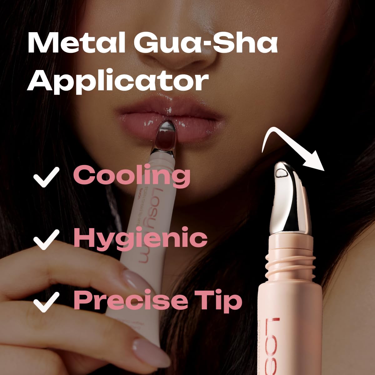 PDRN Tinted Lip Serum – High Gloss Ultra Hydrating Natural Glow, Non-Sticky Volumizing Color Glaze with Long-Lasting Shine, Nourishing Moisturizing Repair for Chapped Lips (0.34 oz) (bikini)-Velvo Beauty