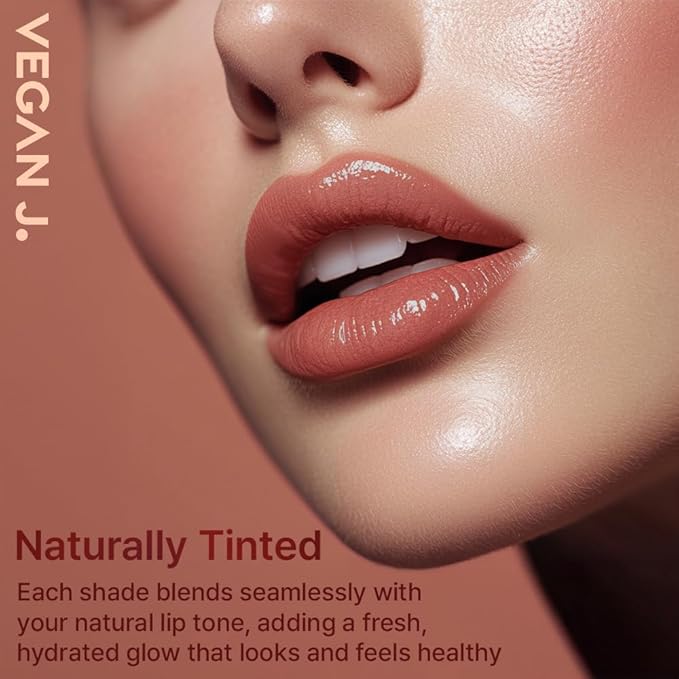 Lip Balm – Long-Lasting Hydration with Natural Color – Korean Beauty, Oasis Plant Complex, Silicone-Free, Vegan & Cruelty-Free Lip Care (004 Coco Brown)-Velvo Beauty