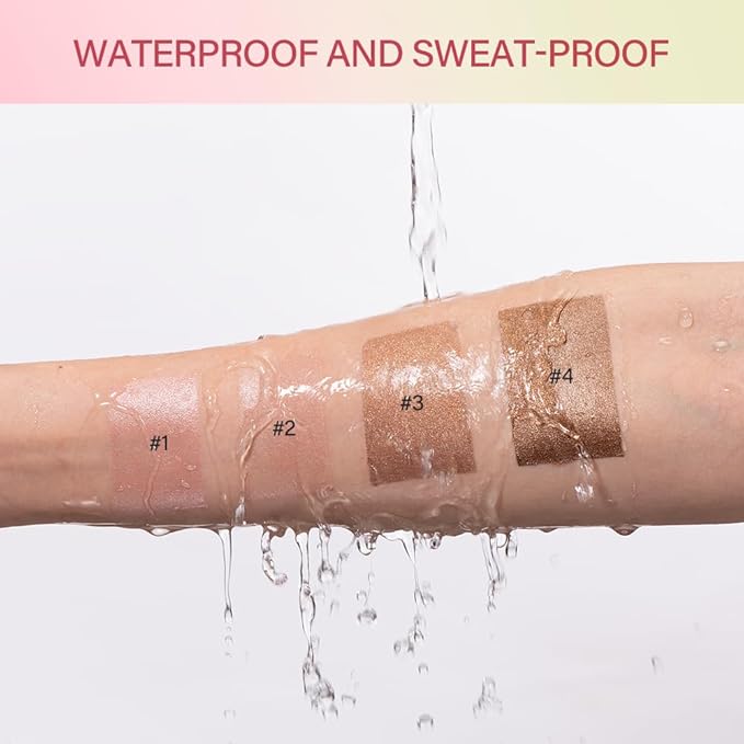 Multi-Use Makeup Bronzer Stick for Effortless Glow - Hydrating Solid Moisturizer with Natural Bronze Tint for Eyes, Lips & Cheeks (#4 Beach Glow)-Velvo Beauty