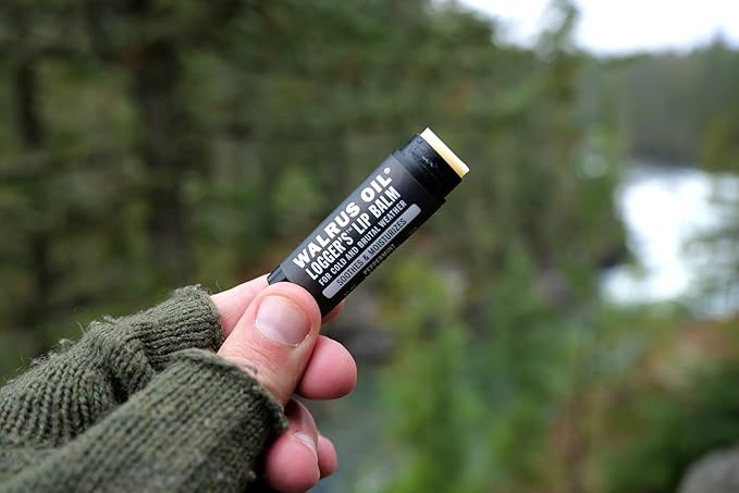 WALRUS OIL - Logger's Lip Balm, 2-Pack, 100% Vegan, Made with Candelilla Wax, Almond Oil, Coconut Oil, Jojoba Oil, and Natural Ingredients.-Velvo Beauty