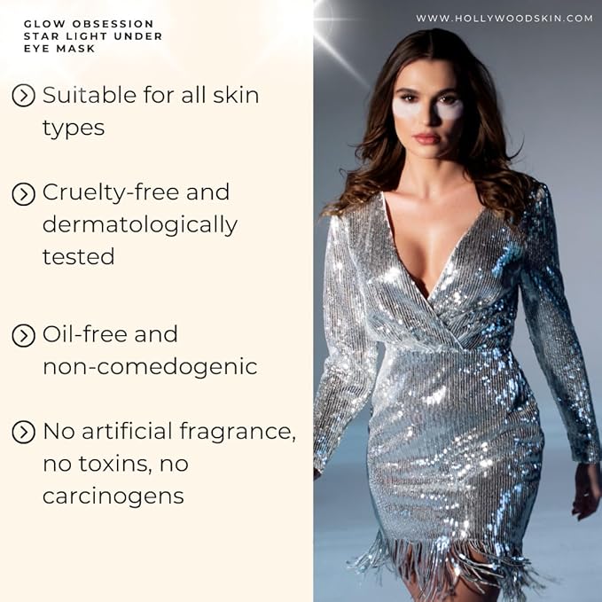 Anti-age under eye masks - With Hyaluronic Acid, Collagen & Vitamin C. Natural gel eye masks, under eye gel patches for dark circles & puffy eyes. Anti wrinkle skincare, hydrating & soothing. 20 pairs-Velvo Beauty