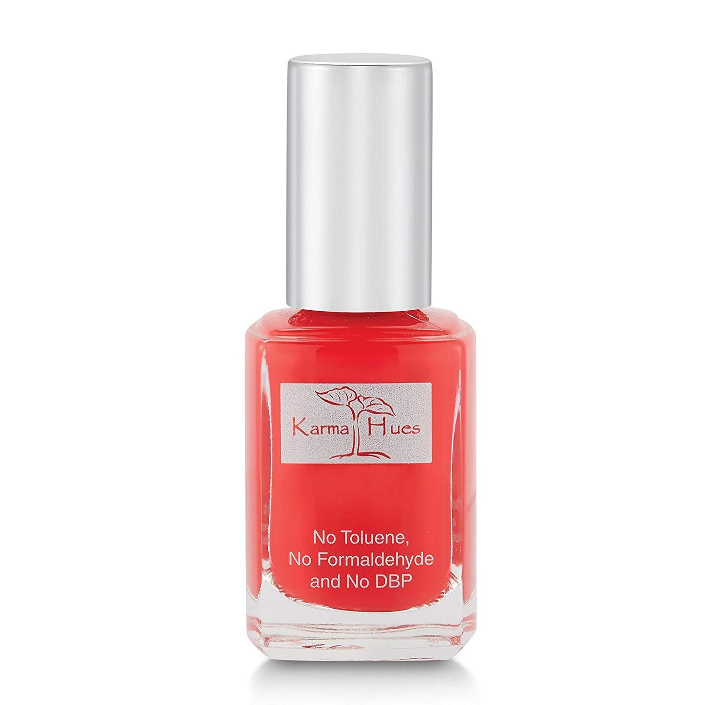 Karma Organic Nail Polish - Quick Dry Nail Lacquer, Non-Toxic, Vegan, and Cruelty-Free Nail Paint Art for Adults & Kids - (Lucy Red, 0.43 fl oz.)-Velvo Beauty