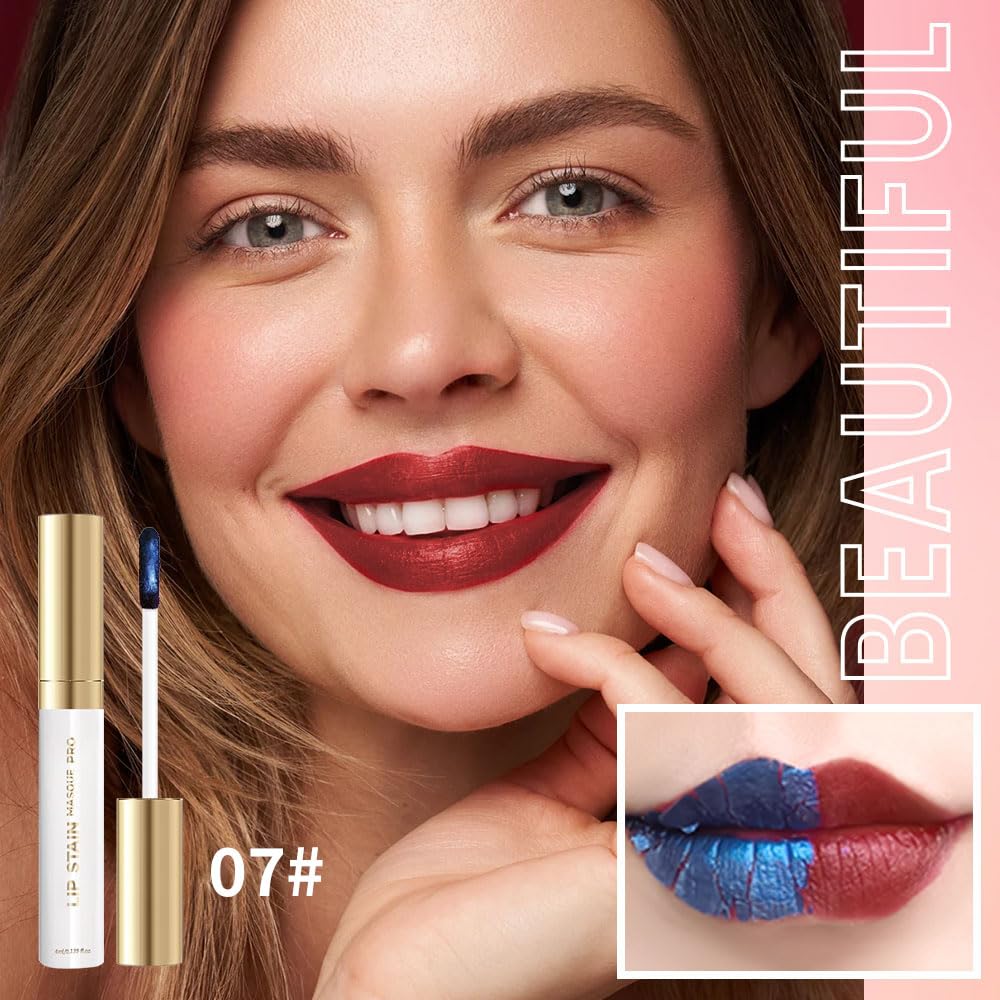 Lip Stain - Wipe-Off & Peel Off Lip Color | Waterproof, Long Lasting, Transfer-Resistant, Smudge-Proof Lip Tint | Easy Wipe Finish, High Pigment | All-Day Vibrant Kiss-Proof Lip Stain, warm pink tones-Velvo Beauty